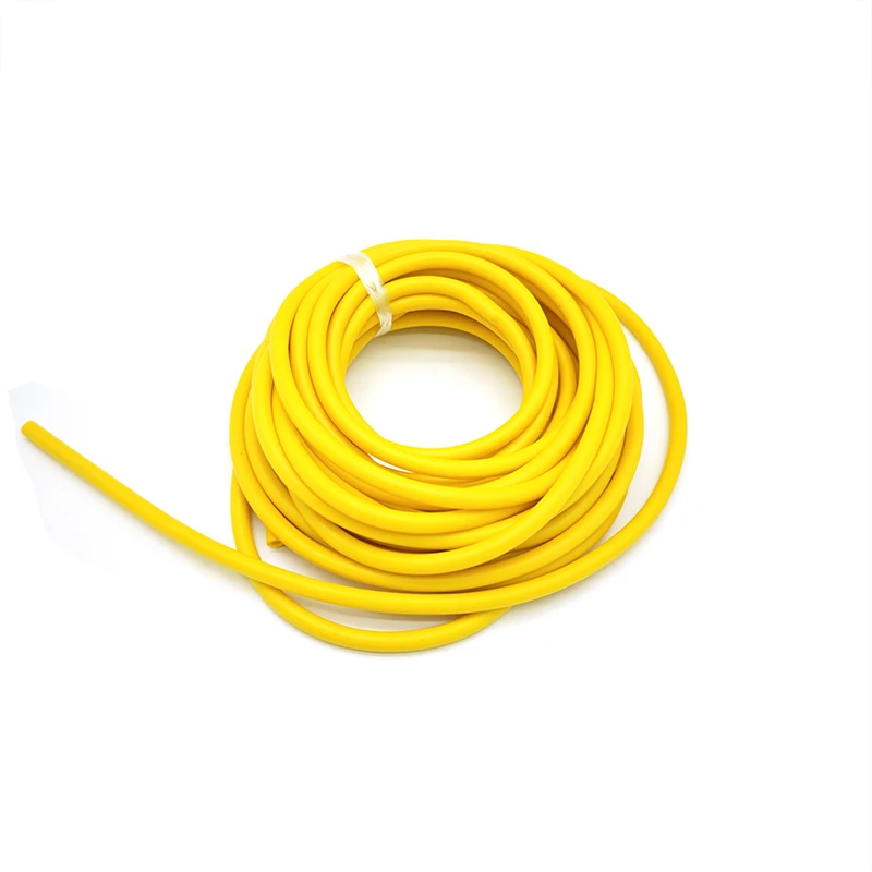 Tubo de látex de goma de 10m 4070 amarillo para tirachinas, accesorios de tiro de catapulta al aire libre - imagen 3