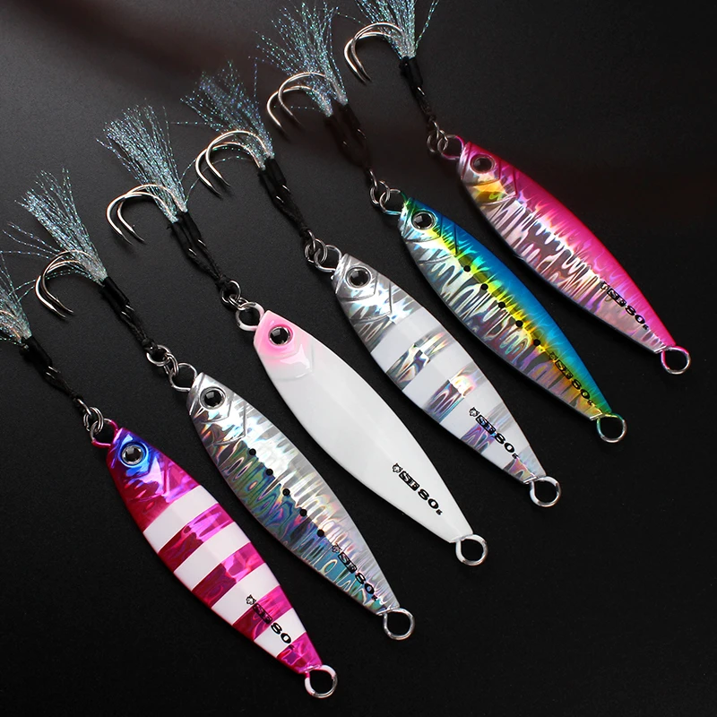 Cuchara de Jigging SF10 – Señuelo metálico para lubina desde costa - imagen 4