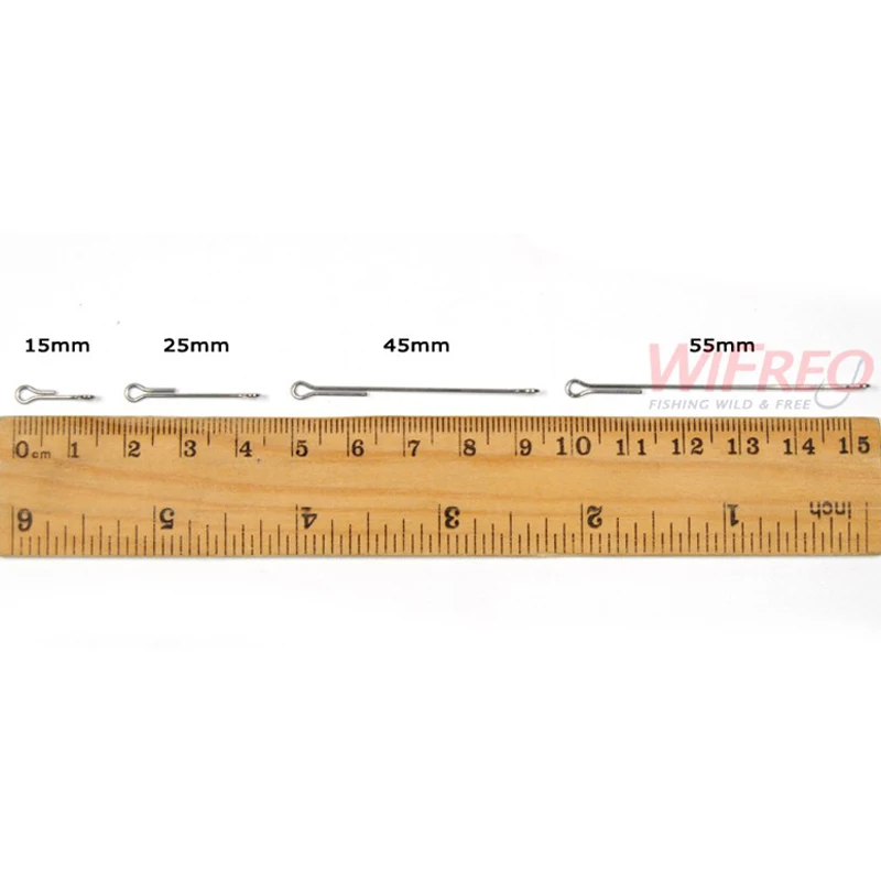 Wifre 20 piezas máscara esculpida Material para atar moscas mango de gancho columna de pescado articulada 10mm 15mm 20mm 25mm 30mm 35mm 40mm 45mm 50mm 55mm - imagen 2