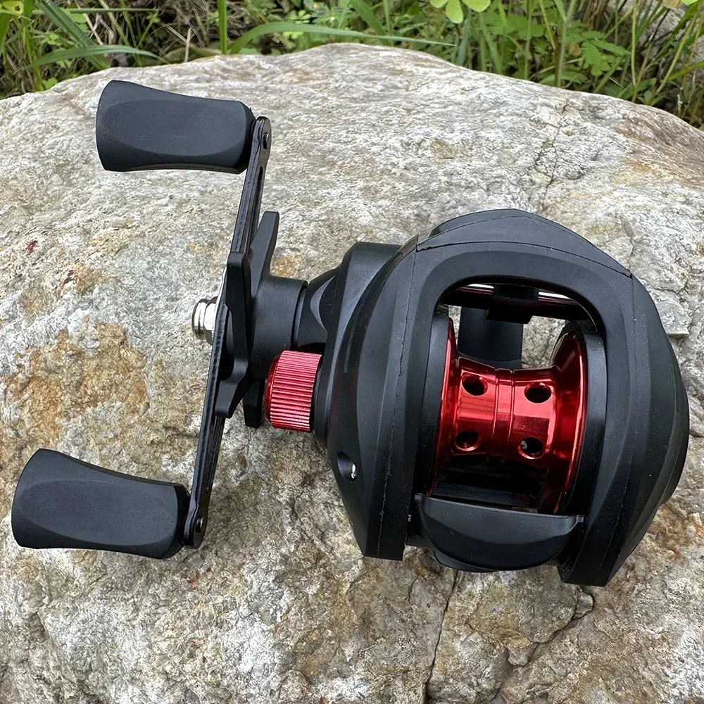 Carrete de pesca FG2000 Baitcasting, relación de engranaje 7,2: 1, rueda de Pesca Salada 19 + 1BB, arrastre máximo 8kg, fuerza de descarga fuerte - imagen 5