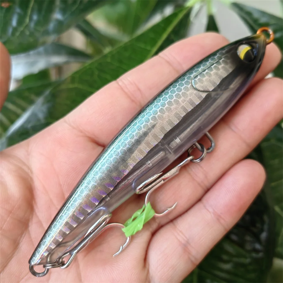 SWOLFY-Señuelos de Pesca de lápiz que se hunden, cebo Artificial para agua salada, lubina, trucha, Stickbait, 105mm, 28g, Invierno - imagen 3