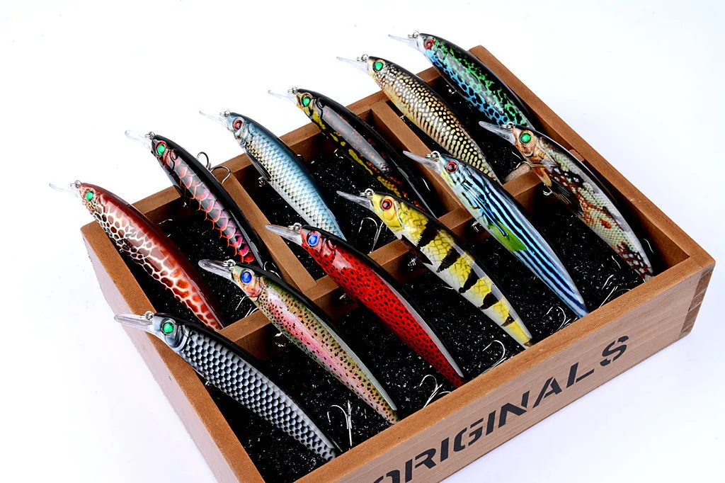 Señuelos de Pesca artificiales, accesorios de pesca, 11cm/13,4g, 1 unidad por caja - imagen 4
