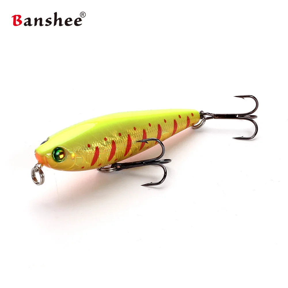 Señuelos tipo lápiz Stickbait de 75mm y 7g, diseño japonés, Topwater, perro caminante, Wobblers de fundición flotante para perca, Lucio, lubina - imagen 5
