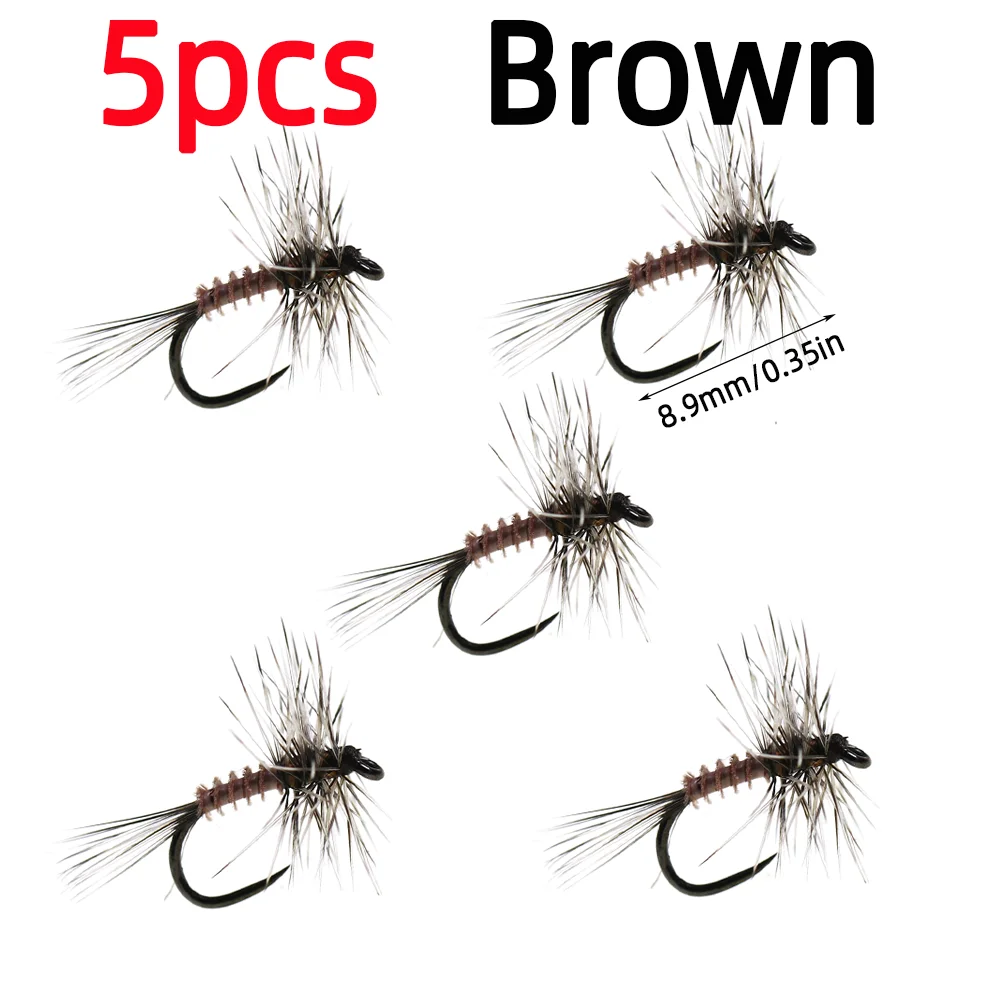 5pcs Brown