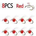 8pcs Red