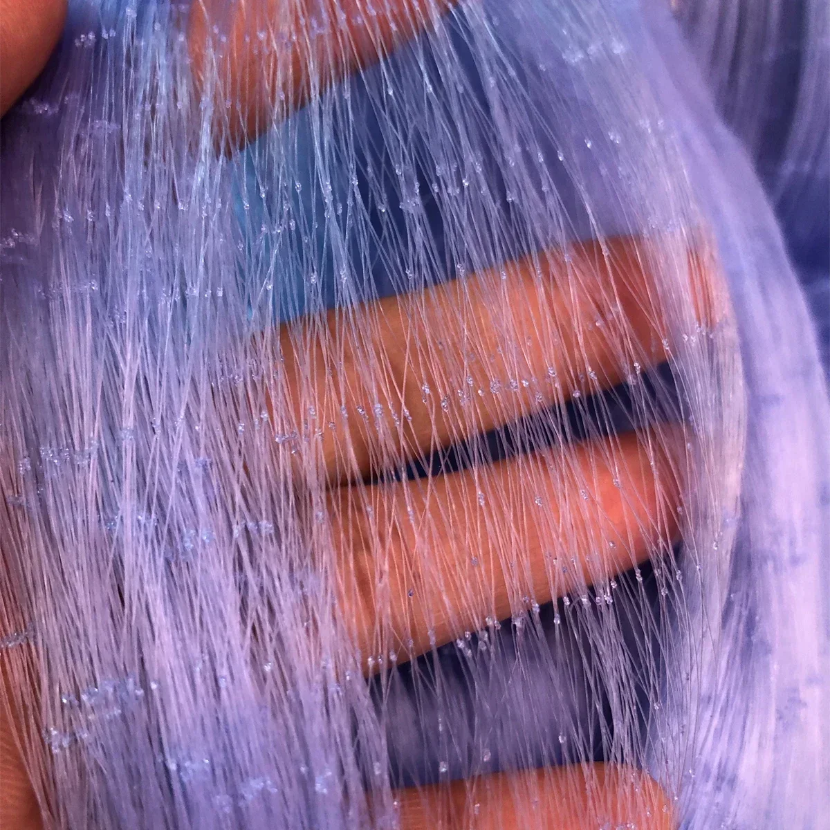 POUI CONE DREAM línea suave fina monofilamento de nailon azul productos semiacabados tamaño de malla pequeña red de pesca red de malla para red dorada - imagen 5