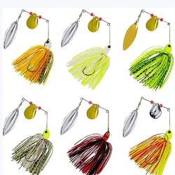 Señuelos Spinnerbait Buzzbait para lubina lucio trucha salmón y bass