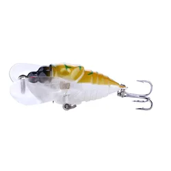 Señuelos Crankbait biomiméticos – Cebo duro con ojos holográficos 3D