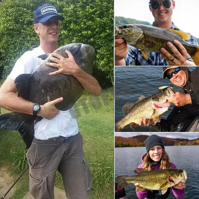 Caña de pescar de viaje con señuelo de 1,98 m y 2,1 m, 4 secciones, 100% de carbono alto, 4-25g, caña de fundición giratoria portátil ultracorta - imagen 3