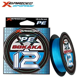 YGKX-Braid WXP Línea trenzada PE X12 hebras para mar