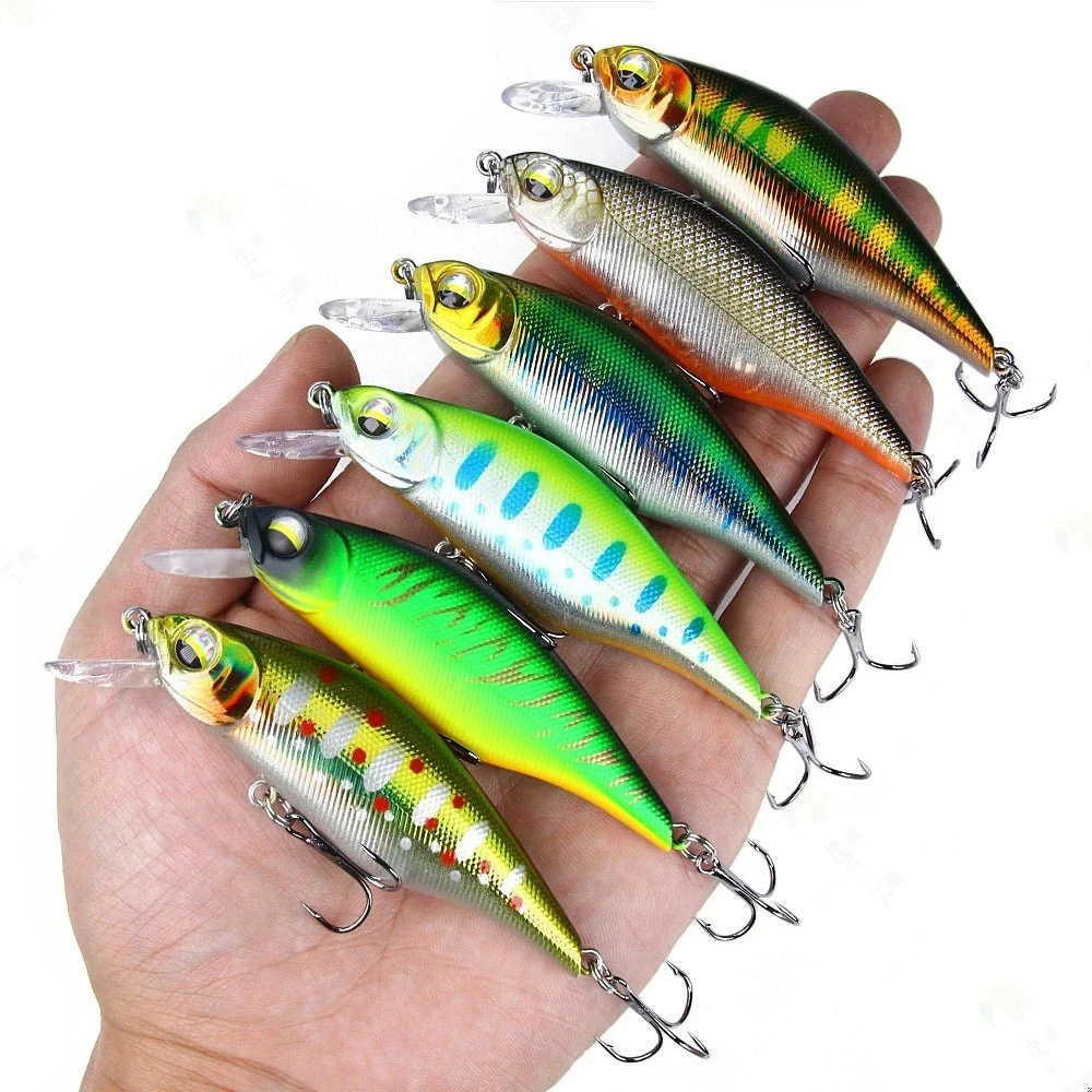 Crankbait flotante con ojos 3D – Señuelo wobbler para vinilo - imagen 4
