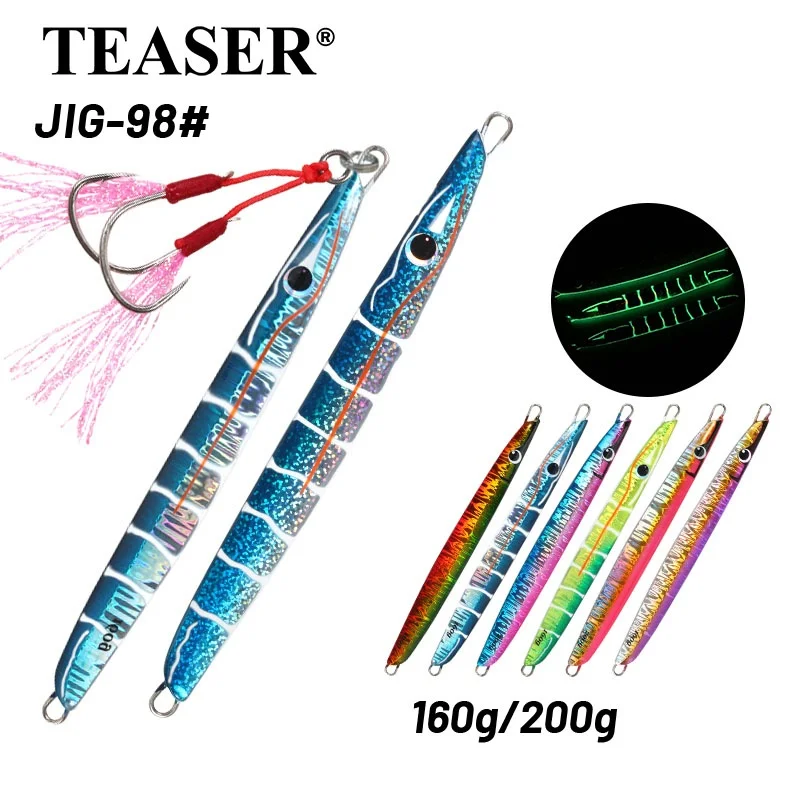 Teaser J98 jig metálico spinning agua salada - imagen 4
