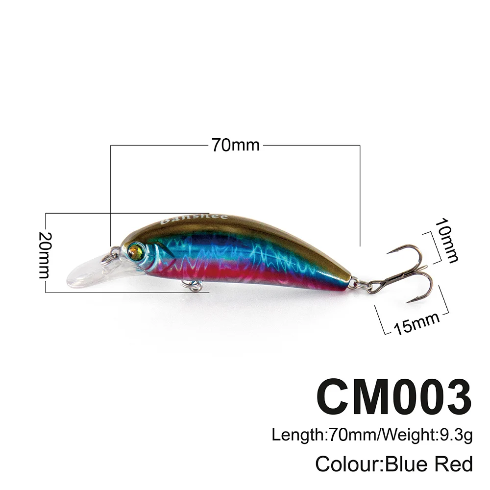 Pez pequeño flotante personalizado de alta calidad para Río, lago, mar, pesca de fundición en agua salada con cebo duro Artificial - imagen 2