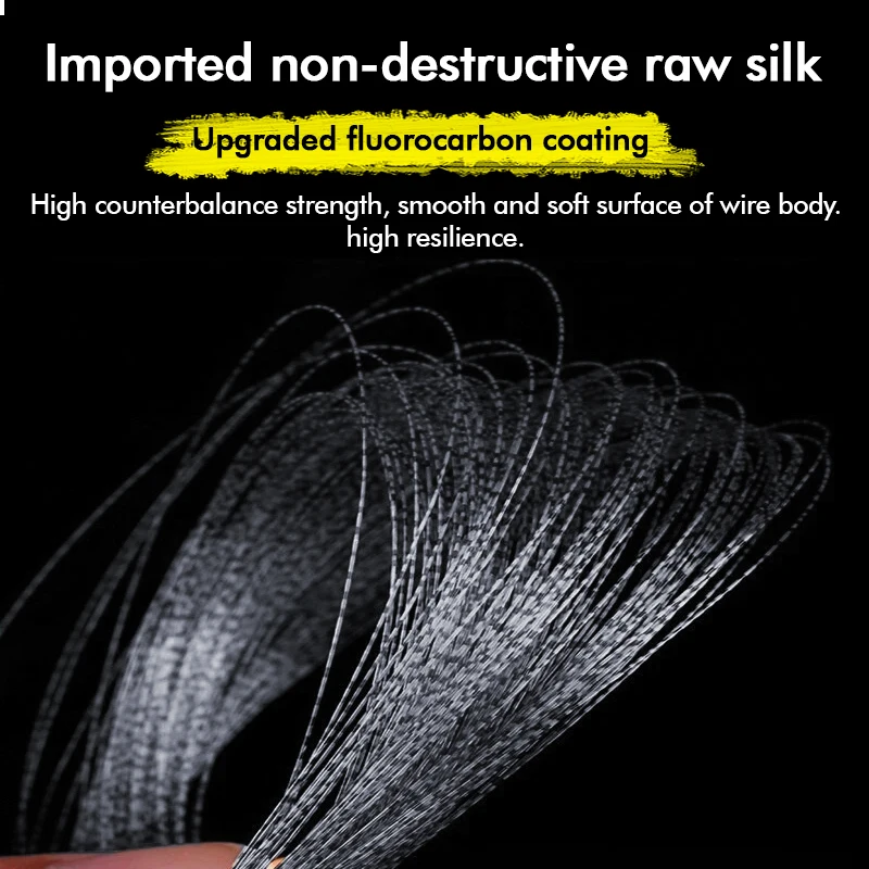 ZUKIBO-línea de pesca Invisible de 2000m, 1000m, 500m, línea de recubrimiento de fluorocarbono, 0,18mm-0,47mm, 2-38LB, súper fuerte - imagen 5