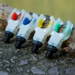 Hirisi 4 Uds. Soporte para caña de pescar de carpa, soporte para caña a tope, pinza fluorescente para pesca, barra de zumbido AC144, accesorios de pesca