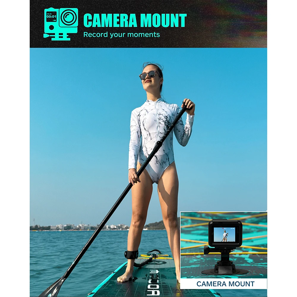 Myboat SUB tabla de Paddle inflable impermeable 11'6''x35''x6''Pesca acuática de estilo de pie para adultos con accesorios SUP сап soltрд - imagen 4