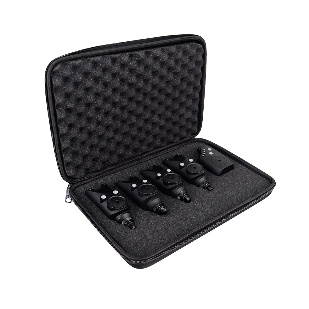 Hirisi-Juego de alarma de pesca de carpa, alarma de mordedura de pesca inalámbrica impermeable, accesorios de pesca, indicador de mordedura de pesca S6 - imagen 5