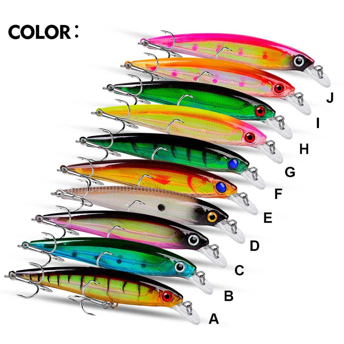 Minnow 9KM Señuelo Jerkbait – Cebo duro para lubina - imagen 5