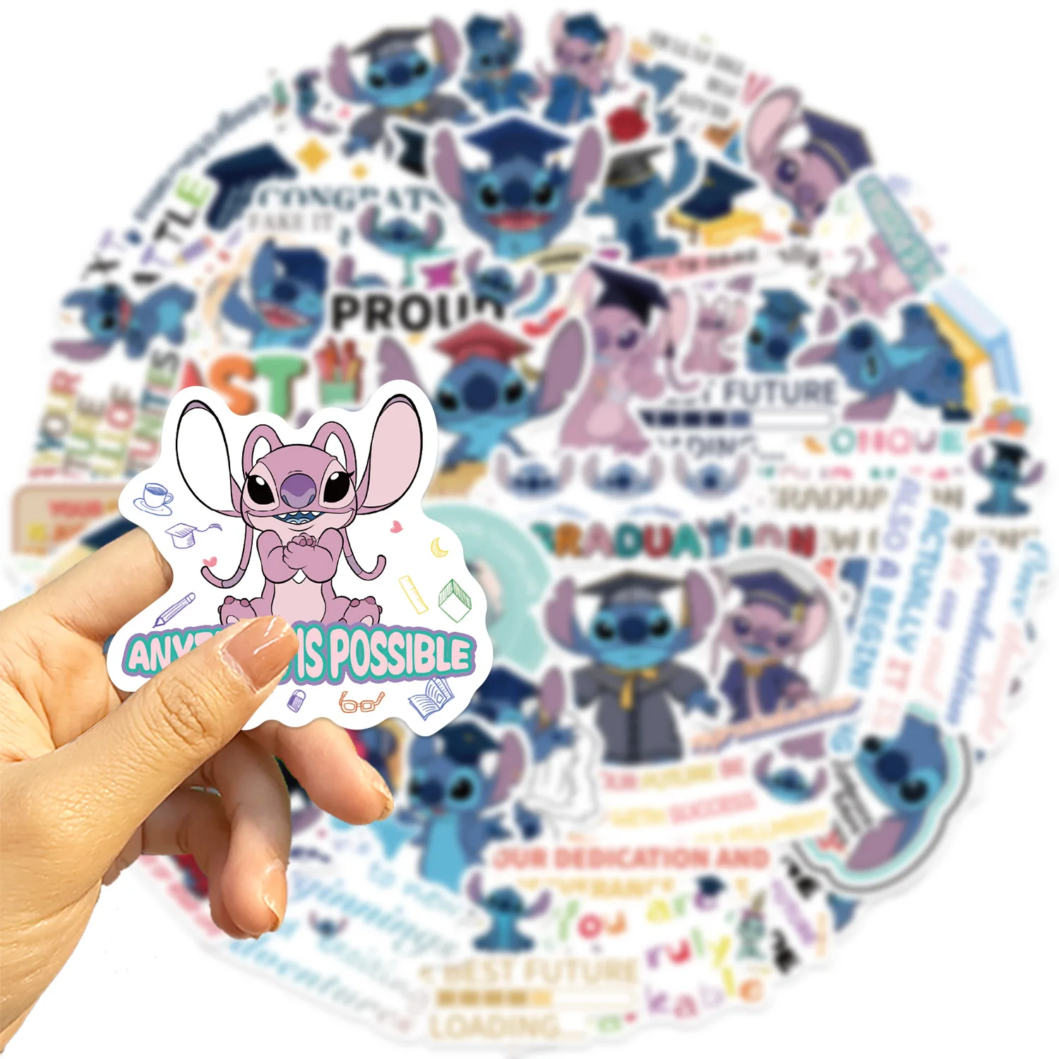 Pegatinas Disney graduación impermeables – Maleta, portátil y guitarra - imagen 3