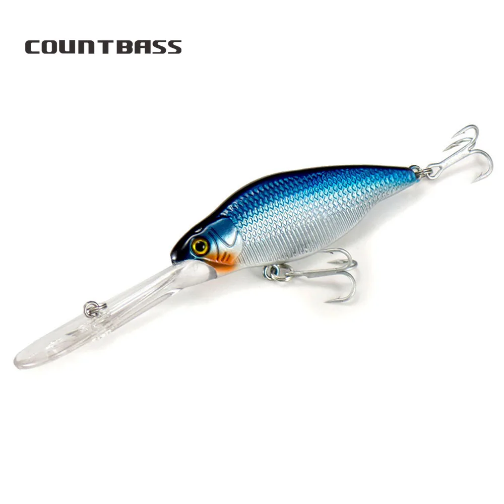 Crankbait de hundimiento profundo, Señuelos de Pesca Wobbler, Crankbait, Crank Shad Jerk, cebo para agua dulce, 66mm, 2-19/32 ", 9,2g, 21/64 oz.