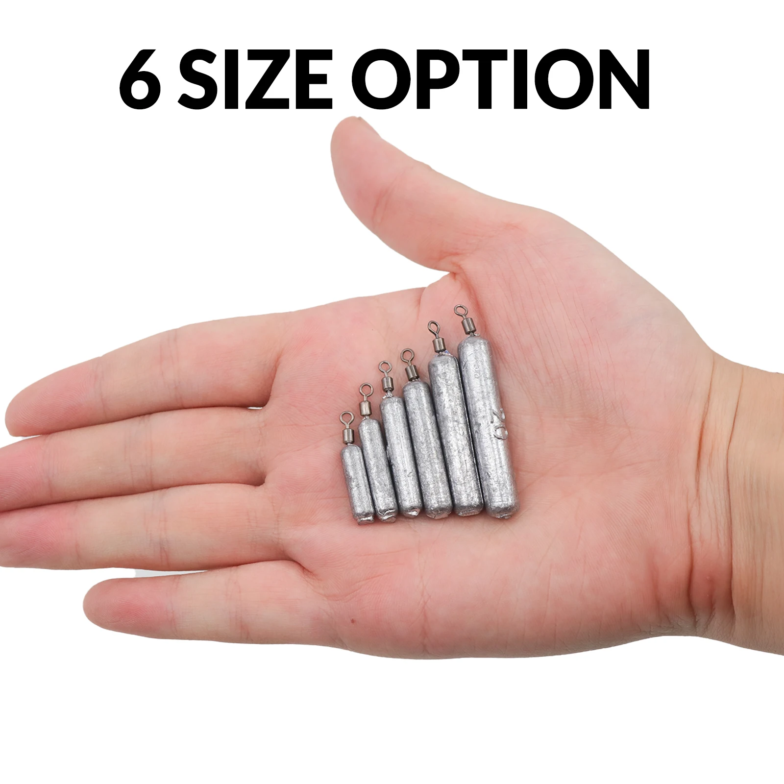 9KM 5-20 piezas Drop Shot plomo pesas de pesca para aparejo gratuito Jika Rig pesca plomo para pesca de lubina agua salada agua dulce - imagen 5