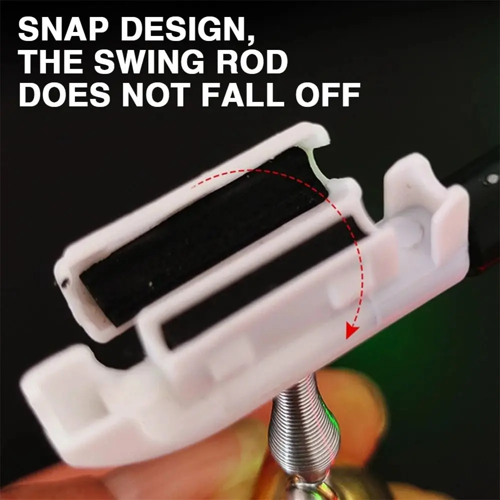 CR425 batería pesca nocturna con campana caña de pescar extraíble caña luminosa palo luminoso caña de pescar luz flotador de pesca - imagen 4