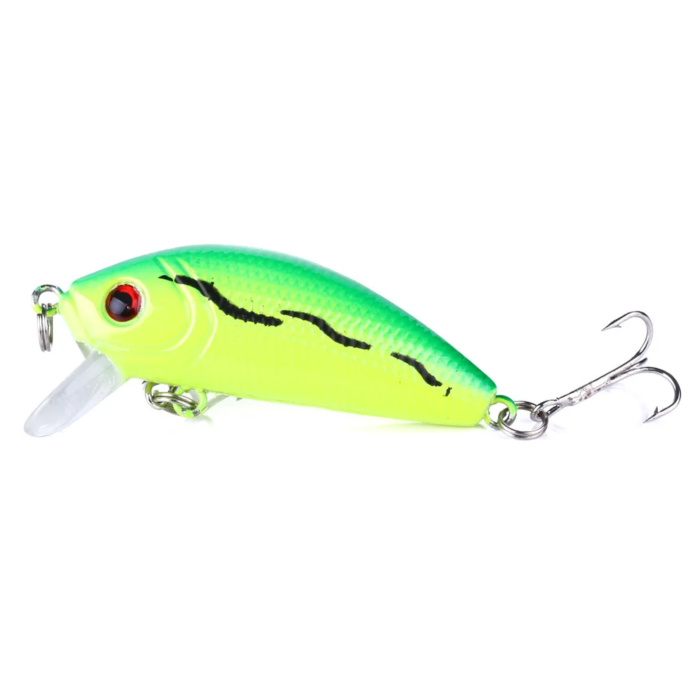 Señuelos de pesca Minnow 50mm 3,61g Wobbler cebo duro de plástico Artificial Popper Bass trucha Popper señuelo Wobblers para pesca - imagen 2