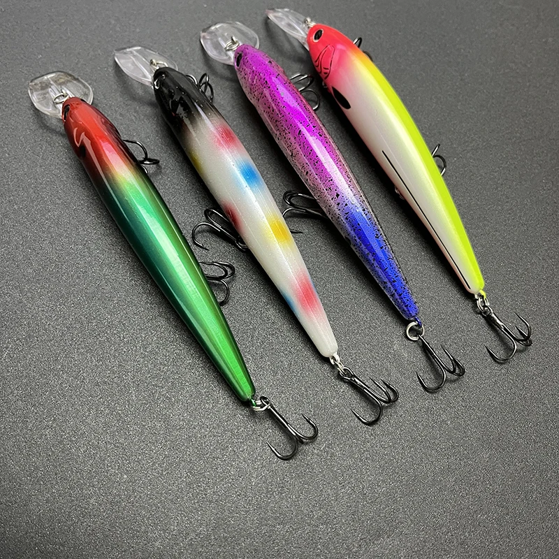 Señuelos flotantes de pececillo, cebo duro Artificial de tiro largo, Wobbler para Lucio, Swimbait, accesorios de Pesca, 145mm, 16,8g - imagen 3