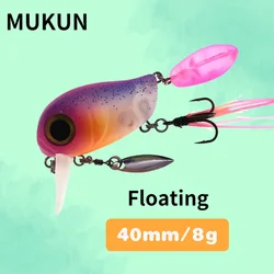Señuelo minnow flotante de 8 g para lubina