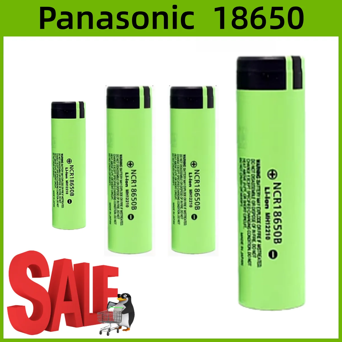 Panasonic NCR18650B Batería Litio 18650 Recargable 3.7V 3400mAh - imagen 2