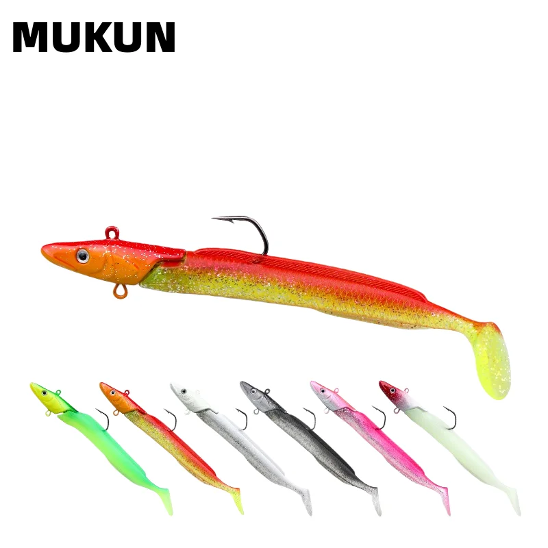 Mukun Sandeels Jig Head – Señuelo vinilo agua salada