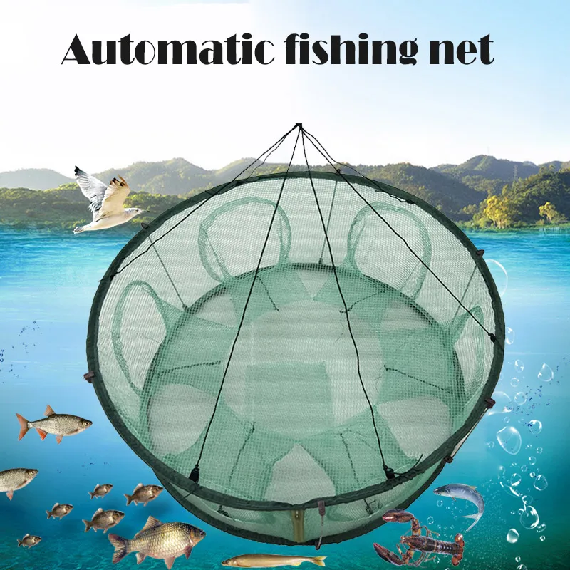 Red de pesca con apertura automática – Nailon para crustáceos - imagen 2