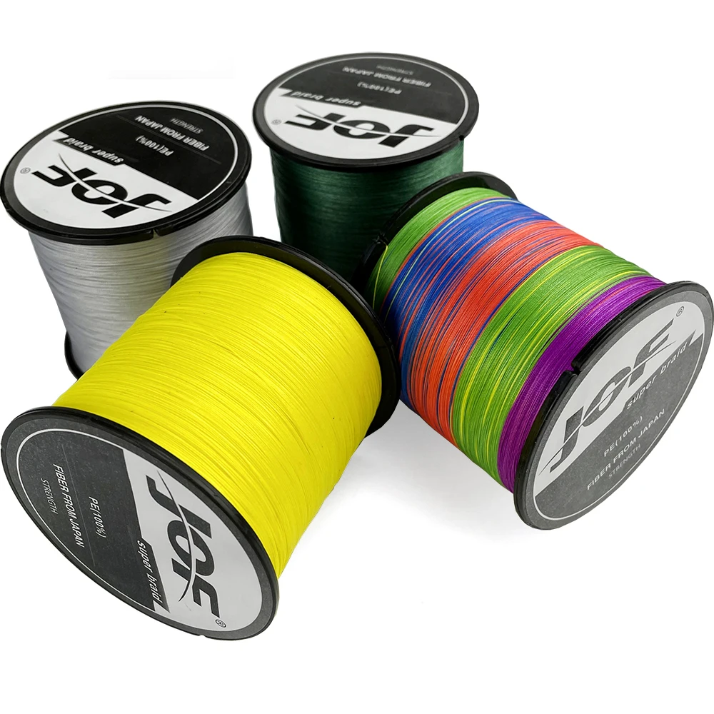 JOF-sedal de Pesca trenzado 8X de alta calidad, 1000M, 8 hebras, multifilamento, alambre de PE, mosca, mar, agua salada, cordón liso, 8,2-35,8 kg - imagen 3