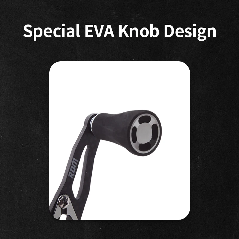 Kawa-mango de carrete de pesca de fibra de carbono con perilla EVA, tamaño de agujero de 8x5/7x4mm, longitud de 105mm, accesorio basculante, bricolaje, nuevo - imagen 4