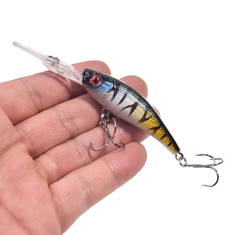 Señuelo de Pesca que se hunde, 1 piezas, 10cm, 9,5g, Wobblers Artificial para buceo profundo, Leurre, Isca para Lucio, Crankbait - imagen 4