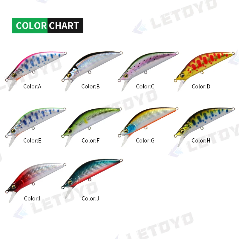 Señuelo Minnow Letoyo – Cebos duros para lubina y trucha - imagen 5