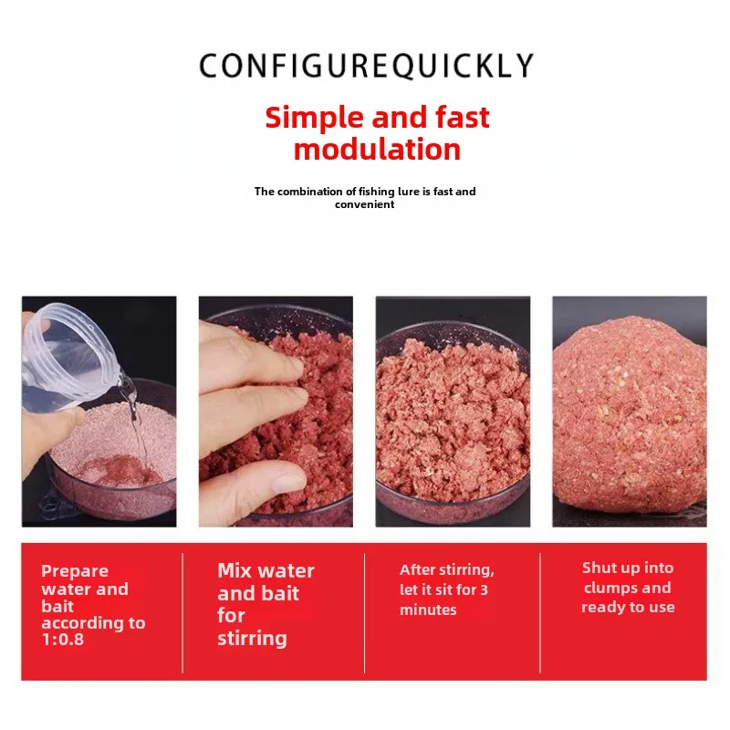 El cebo favorito del cebo, fácil de transportar y un señuelo de pescado único es añadido, especialmente adecuado para pesca salvaje. - imagen 5