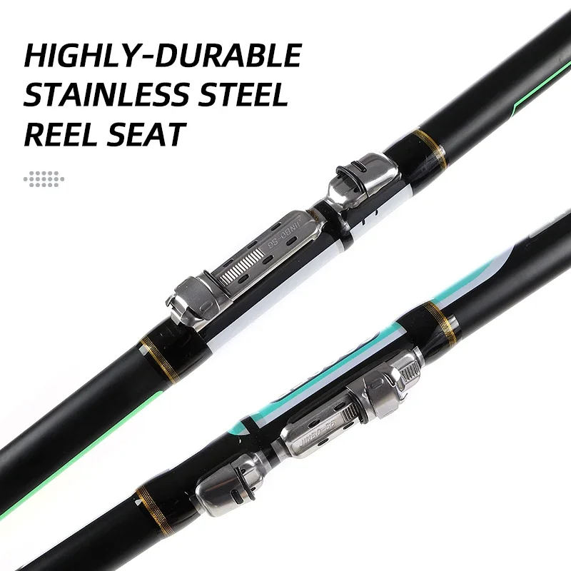 MIFINE-caña de pescar telescópica de carbono para agua dulce, señuelo con peso de 50-100/40-80/60-120g, 4M/5M/6M/7M - imagen 4