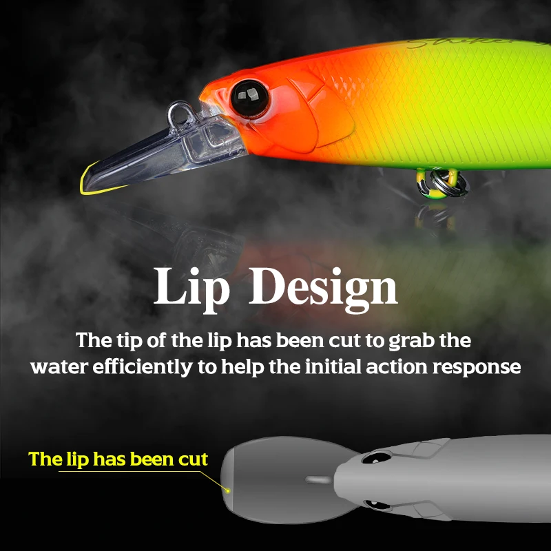 Señuelo Tsurinoya STRIKER 90S – Minnow hundente para lubina - imagen 3