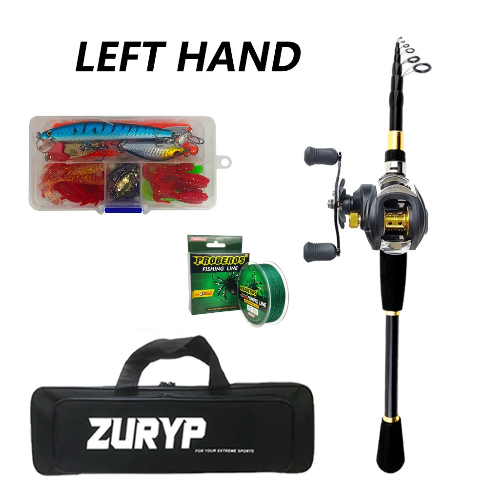 Set Cañas Luya Retráctil – Kit de Pesca Portátil