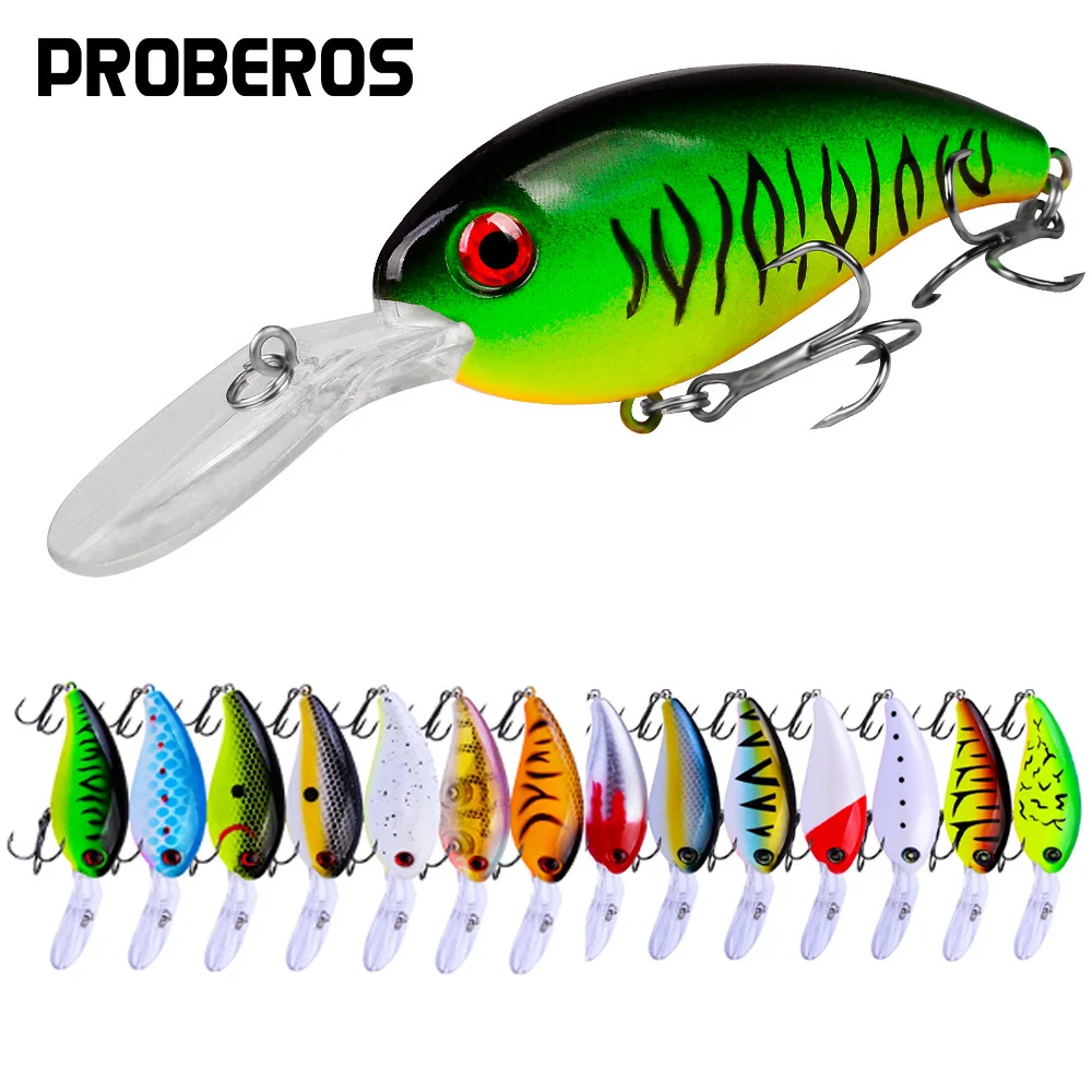 Crankbait Señuelo Duro Topwater para Lubina, Trucha y Perca