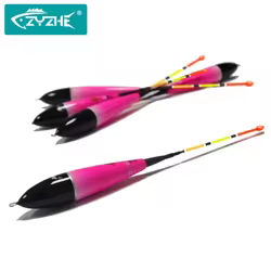 ZYZHE Flotador Electrónico Pesca Luminoso Indicador Picada Madera