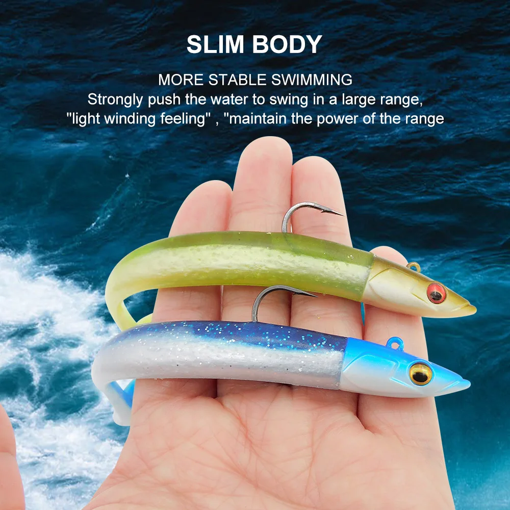 KESFISHING leurre de pesca cebo de pesca Crazy shiner 15cm 30g señuelo suave cabeza de plantilla swimbait accesorios de pesca Lucio - imagen 5