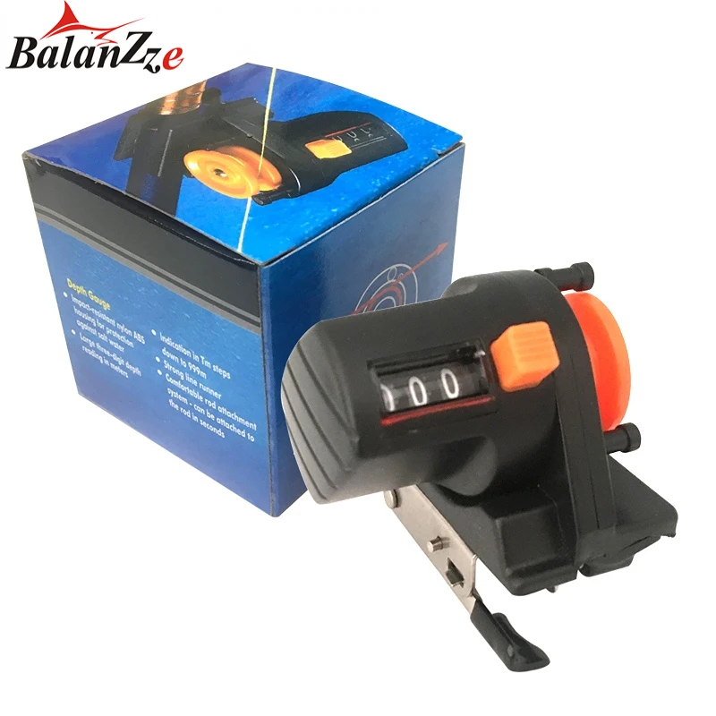 Nieuwe Winter Vislijnen Teller Dieptemeter Meter Teller Vislijnen Gereedschap 0-999M Digitale Vissen Goederen Gereedschap lengte Finder