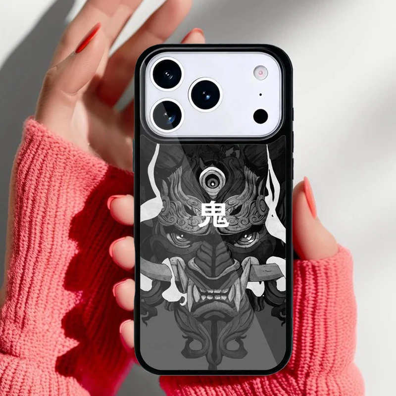 Funda Oni Hannya vista trasera completa