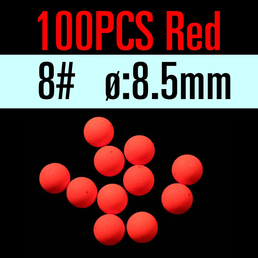 100PC Red Size8