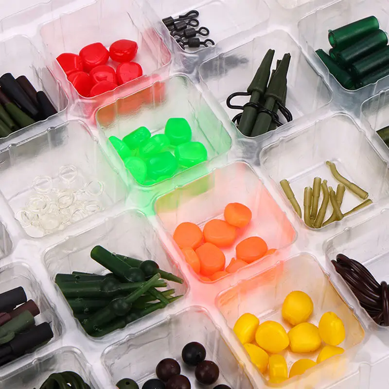 Kit de pesca de carpa, juego de accesorios para carpa, cuentas de maíz, manga de tubo, tapón giratorio, Combo de pesca, aparejos de carpa de agua dulce - imagen 5