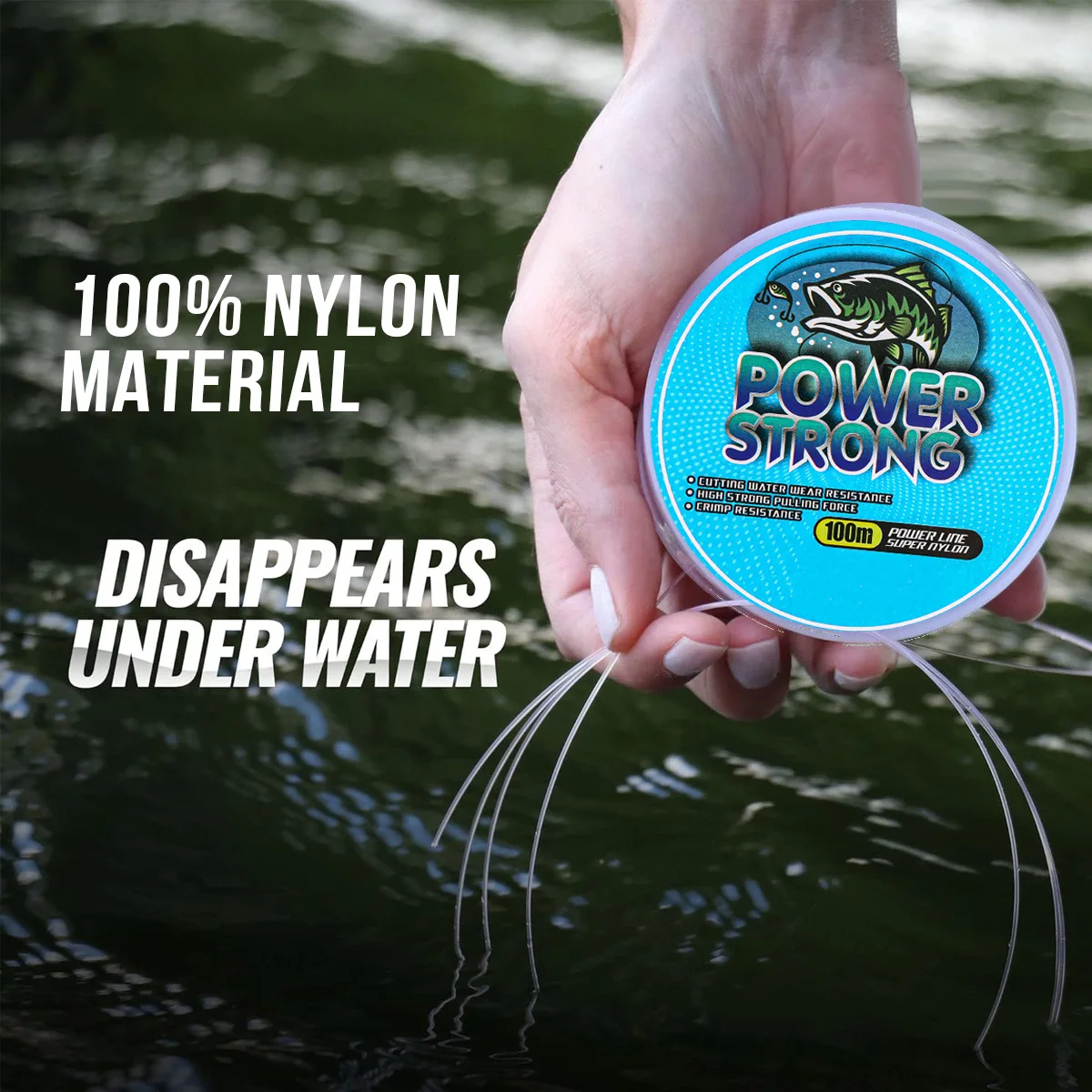 Hilo de Pesca Nylon Monofilamento – Resistente Agua Dulce y Salada - imagen 2