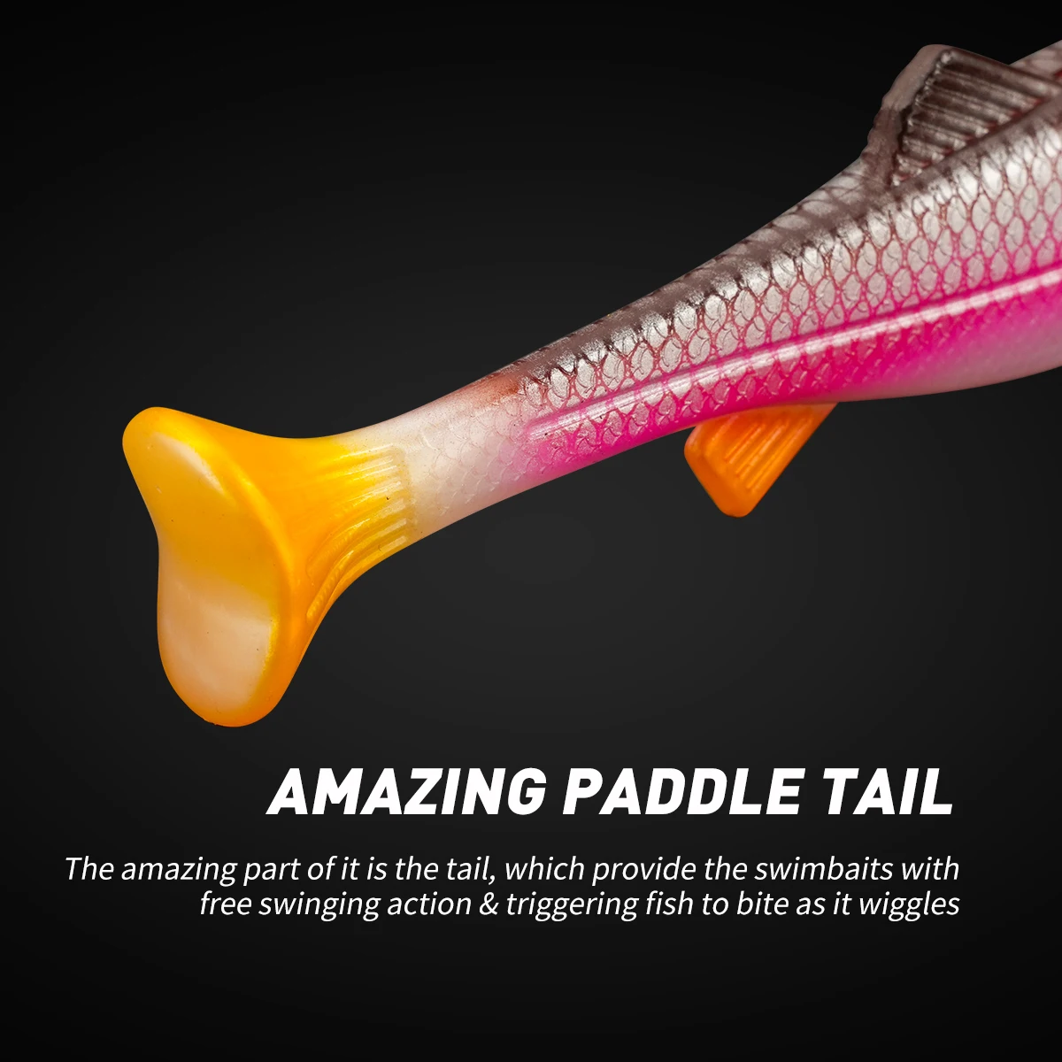 Swimbait hundido para perca y lucio – 63g - imagen 5