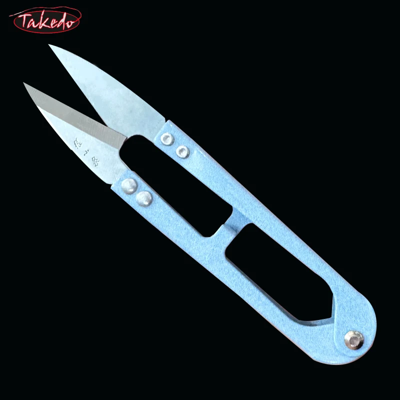 Tijeras de Pesca Takedo TB-448 – Acero Inoxidable, Hoja Forma U